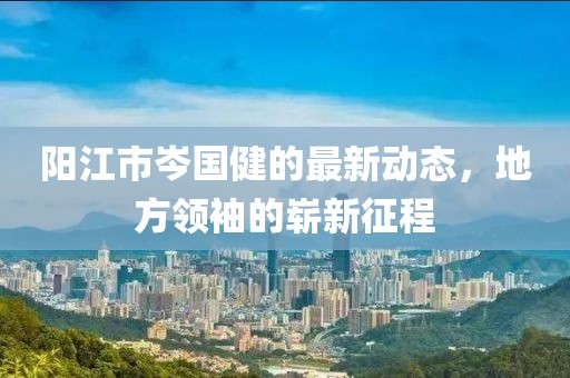 阳江市岑国健的最新动态，地方领袖的崭新征程