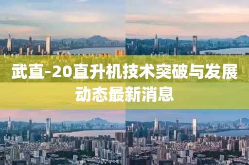 武直-20直升机技术突破与发展动态最新消息
