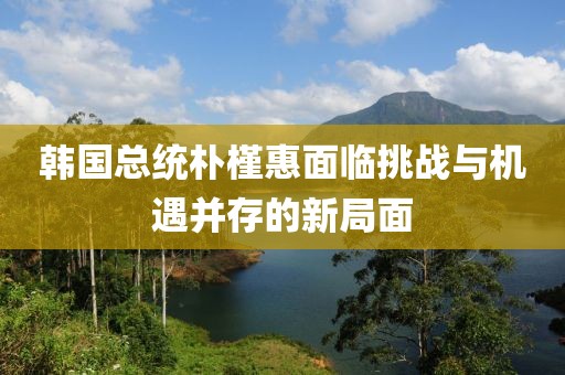 韩国总统朴槿惠面临挑战与机遇并存的新局面