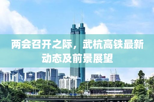两会召开之际，武杭高铁最新动态及前景展望