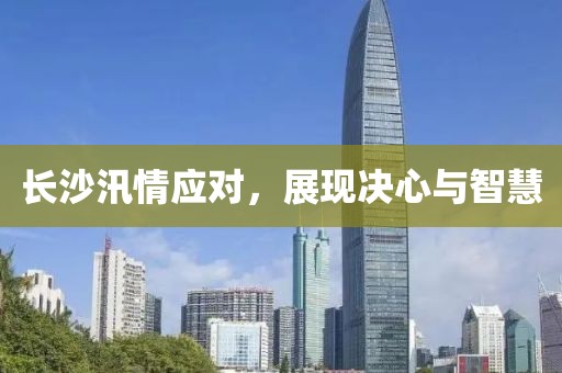 长沙汛情应对，展现决心与智慧