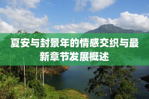 夏安与封景年的情感交织与最新章节发展概述