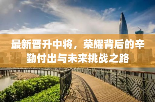 最新晋升中将，荣耀背后的辛勤付出与未来挑战之路