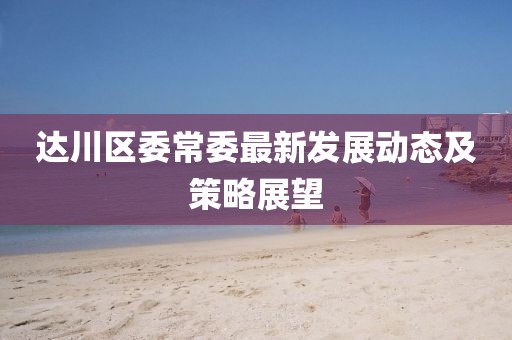 达川区委常委最新发展动态及策略展望