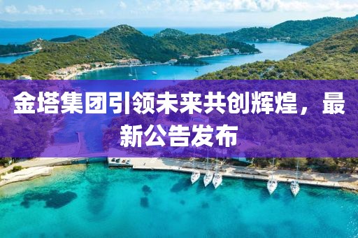 金塔集团引领未来共创辉煌，最新公告发布