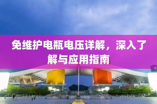 免维护电瓶电压详解，深入了解与应用指南