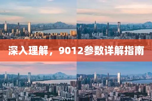 深入理解，9012参数详解指南