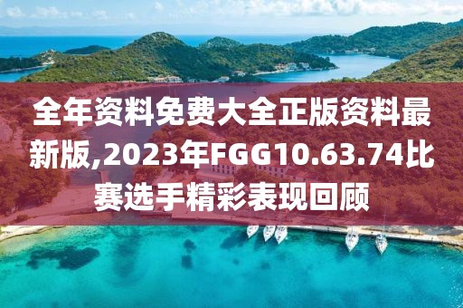 全年资料免费大全正版资料最新版,2023年FGG10.63.74比赛选手精彩表现回顾