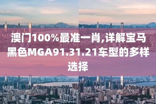 澳门100%最准一肖,详解宝马黑色MGA91.31.21车型的多样选择