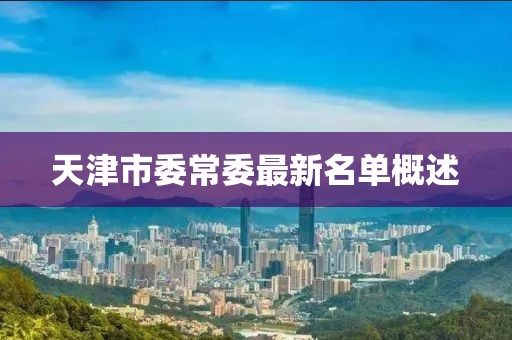 天津市委常委最新名单概述
