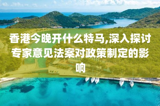香港今晚开什么特马,深入探讨专家意见法案对政策制定的影响