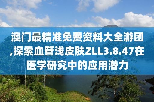 澳门最精准免费资料大全游团,探索血管浅皮肤ZLL3.8.47在医学研究中的应用潜力