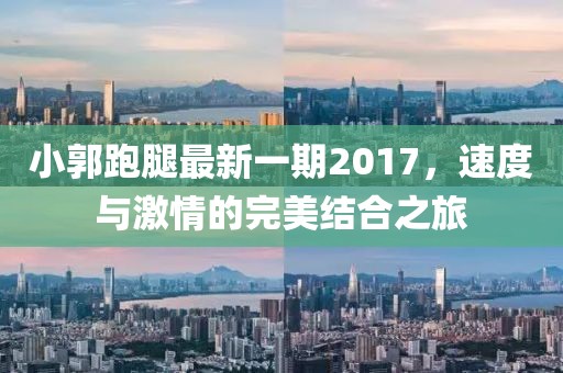 小郭跑腿最新一期2017，速度与激情的完美结合之旅