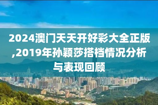 2024澳门天天开好彩大全正版,2019年孙颖莎搭档情况分析与表现回顾