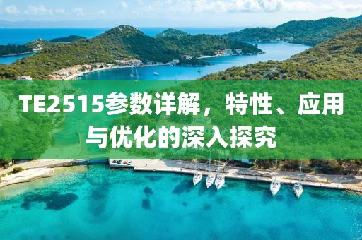 TE2515参数详解，特性、应用与优化的深入探究