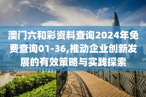 澳门六和彩资料查询2024年免费查询01-36,推动企业创新发展的有效策略与实践探索