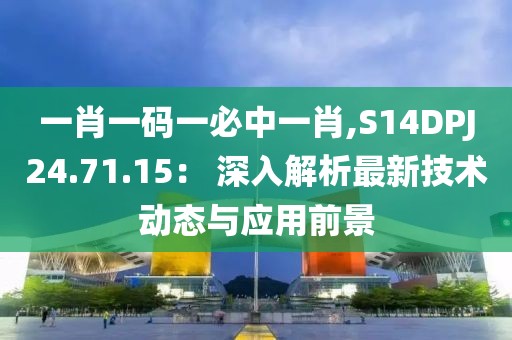一肖一码一必中一肖,S14DPJ24.71.15： 深入解析最新技术动态与应用前景