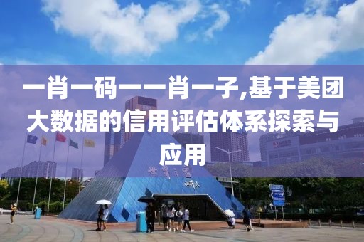 一肖一码一一肖一子,基于美团大数据的信用评估体系探索与应用