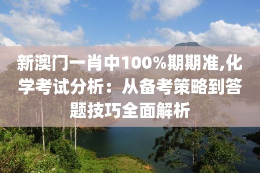 新澳门一肖中100%期期准,化学考试分析：从备考策略到答题技巧全面解析
