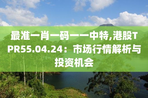 最准一肖一码一一中特,港股TPR55.04.24：市场行情解析与投资机会