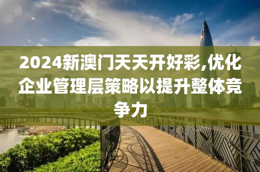 2024新澳门天天开好彩,优化企业管理层策略以提升整体竞争力