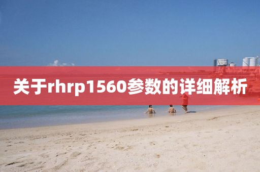 关于rhrp1560参数的详细解析