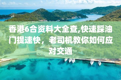 香港6合资料大全查,快速踩油门提速快，老司机教你如何应对交通