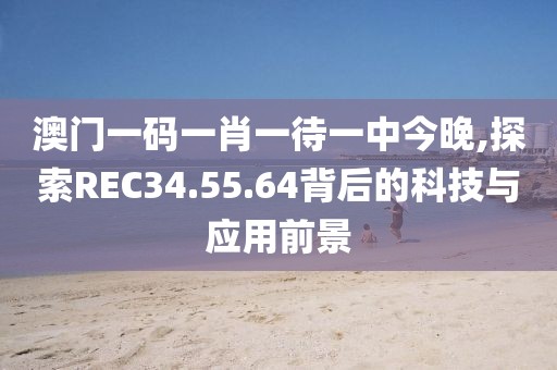 澳门一码一肖一待一中今晚,探索REC34.55.64背后的科技与应用前景