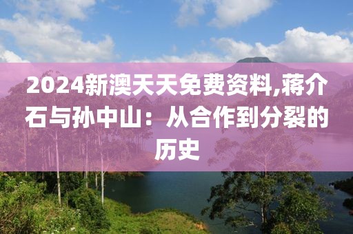 2024新澳天天免费资料,蒋介石与孙中山：从合作到分裂的历史