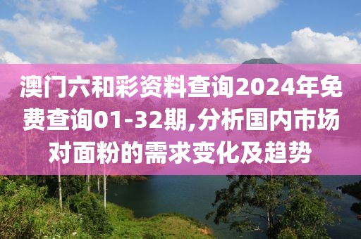 澳门六和彩资料查询2024年免费查询01-32期,分析国内市场对面粉的需求变化及趋势