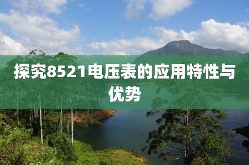 探究8521电压表的应用特性与优势