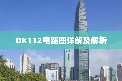 DK112电路图详解及解析