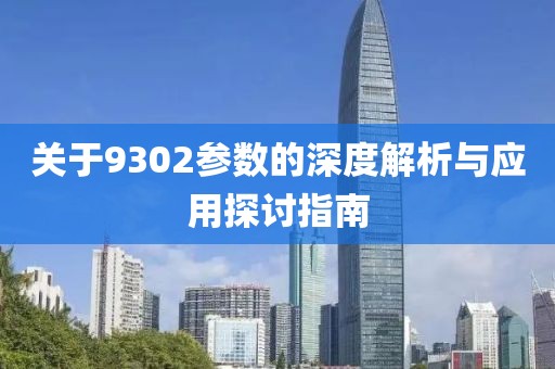 关于9302参数的深度解析与应用探讨指南