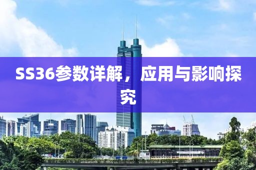 SS36参数详解，应用与影响探究
