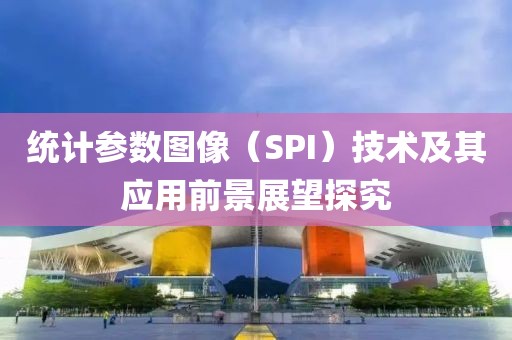 统计参数图像（SPI）技术及其应用前景展望探究