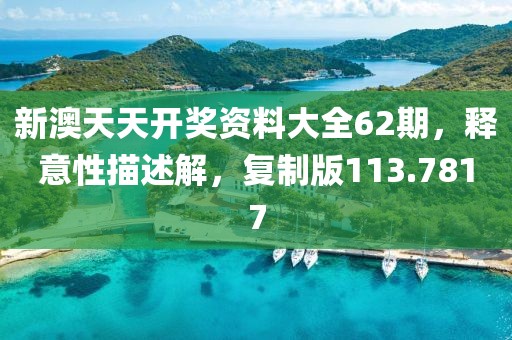 新澳天天开奖资料大全62期，释意性描述解，复制版113.7817