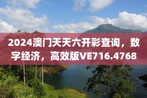 2024澳门天天六开彩查询，数字经济，高效版VE716.4768