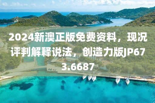 2024新澳正版免费资料，现况评判解释说法，创造力版JP673.6687