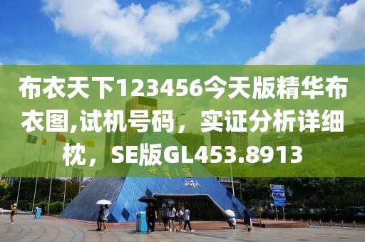 布衣天下123456今天版精华布衣图,试机号码，实证分析详细枕，SE版GL453.8913