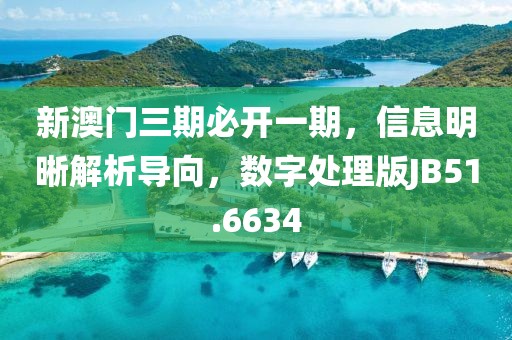 新澳门三期必开一期，信息明晰解析导向，数字处理版JB51.6634
