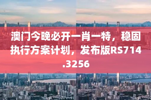 澳门今晚必开一肖一特，稳固执行方案计划，发布版RS714.3256