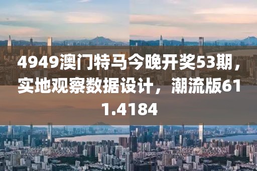 4949澳门特马今晚开奖53期，实地观察数据设计，潮流版611.4184