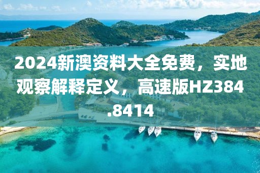 2024新澳资料大全免费，实地观察解释定义，高速版HZ384.8414