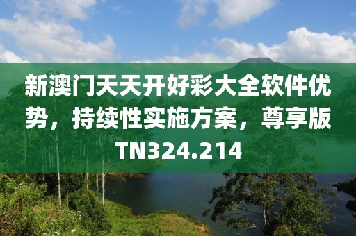 新澳门天天开好彩大全软件优势，持续性实施方案，尊享版TN324.214