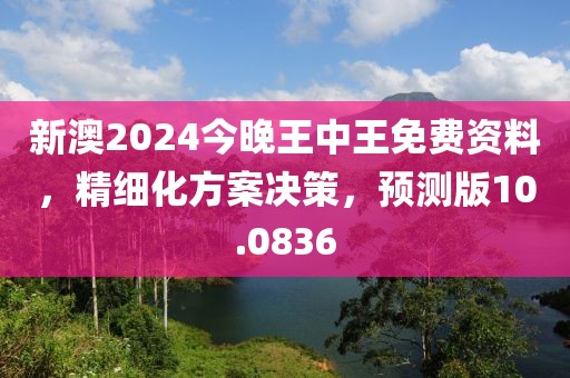 新澳2024今晚王中王免费资料，精细化方案决策，预测版10.0836