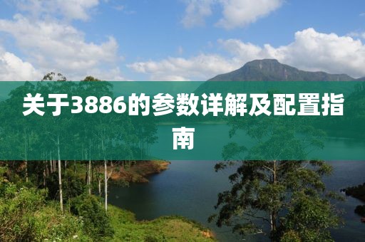关于3886的参数详解及配置指南