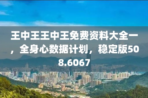 王中王王中王免费资料大全一，全身心数据计划，稳定版508.6067