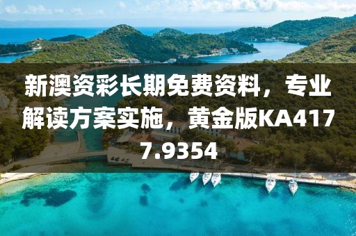 新澳资彩长期免费资料，专业解读方案实施，黄金版KA4177.9354