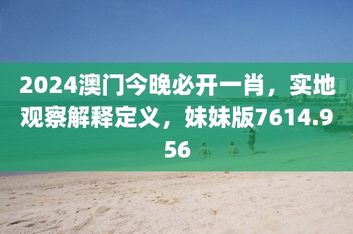 2024澳门今晚必开一肖，实地观察解释定义，妹妹版7614.956