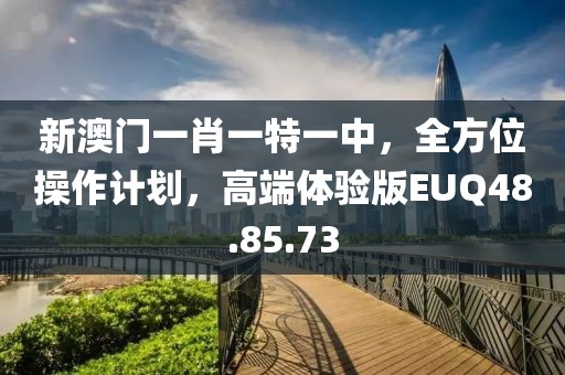 新澳门一肖一特一中，全方位操作计划，高端体验版EUQ48.85.73